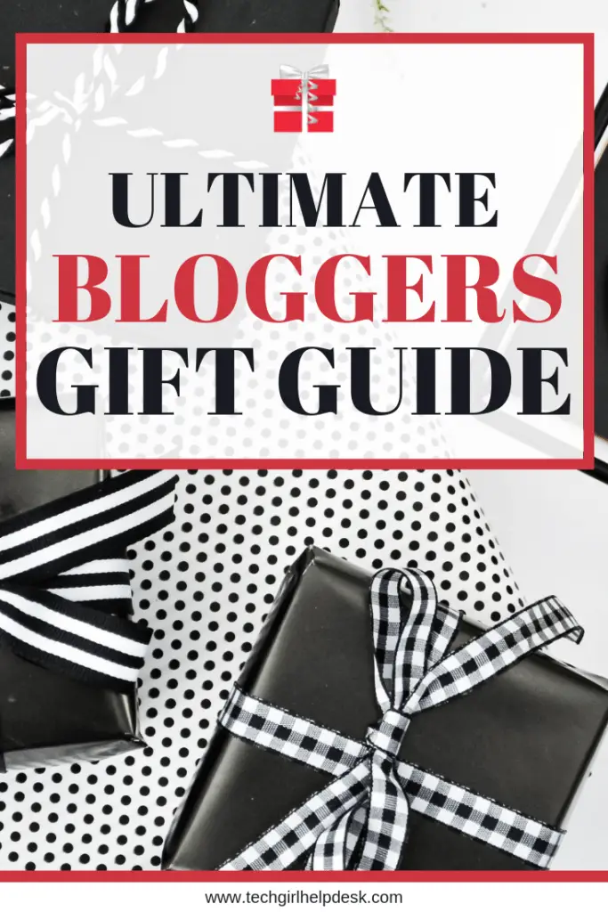 Gift ideas for the blogger in your life. Practical and novelty gift ideas for the blogger who is serious about blogging. Gifts that will support and encourage your aspiring blogger. #blogging #blogresources #christmas